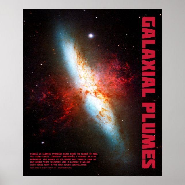 Poster Plumas Galácticas (Frente)