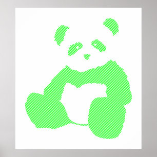 Poster plush. da panda