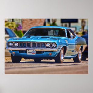 Pôster Plymouth 1971 'Cuda 383