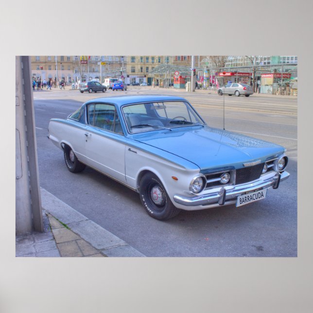 Poster Plymouth Barracuda (Frente)