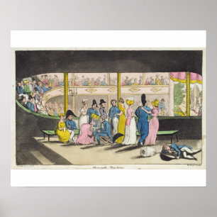 Poster Plymouth Playhouse, plate from 'The Adventures of