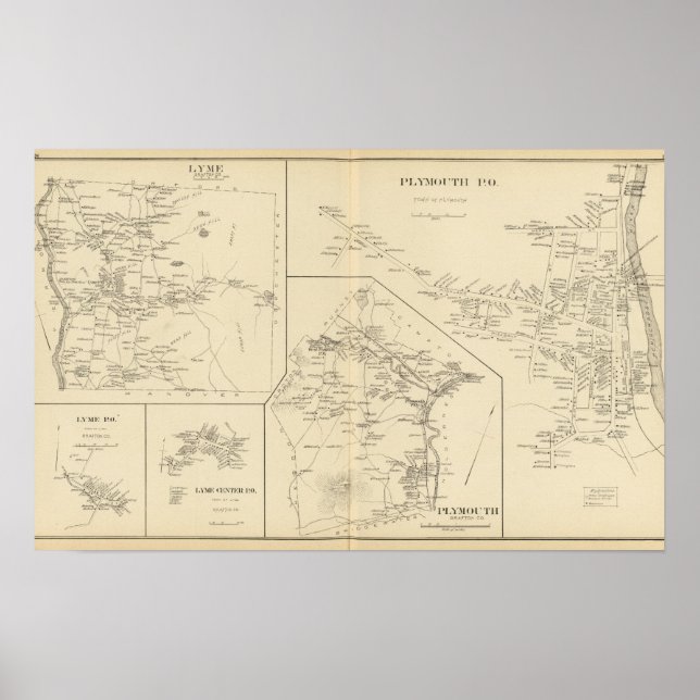 Pôster Plymouth PO (Frente)