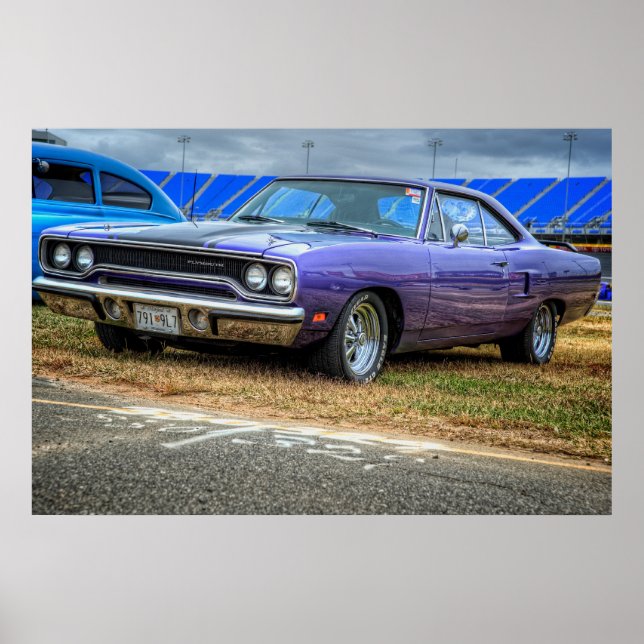 Poster Plymouth Roadrunner 1970 (Frente)