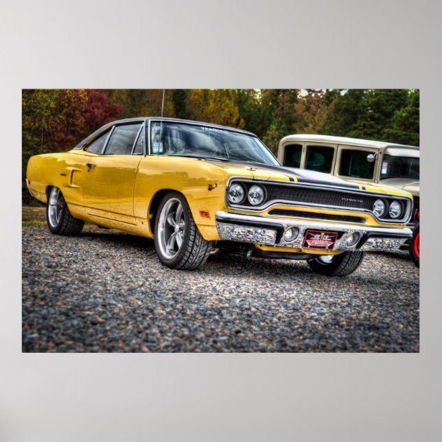 Poster Plymouth Roadrunner 1970 (Frente)