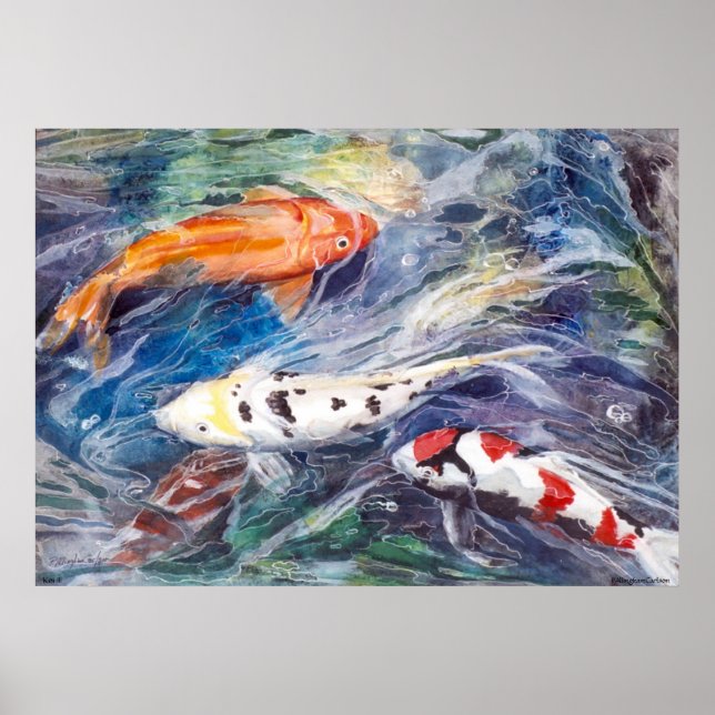 Poster PMACarlson Koi III (Frente)