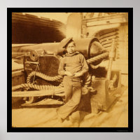 Pó macaco no USS Pawnee 1862