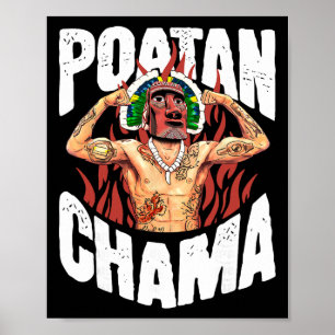 Poster Poatan Chama Mma Fã Jjb Boxe Muay Thai Kickboxi