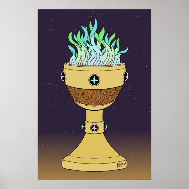 Poster Poção mágica em Mazer e Chalice Combo (Frente)