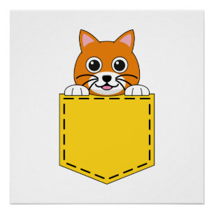 Pôster Pocket Pet Cat
