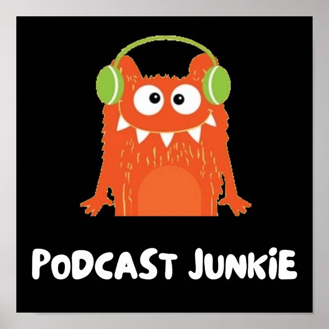 Poster Podcast junkie (Frente)