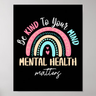 Poster Pode Saúde Mental Sensibilização para questões de