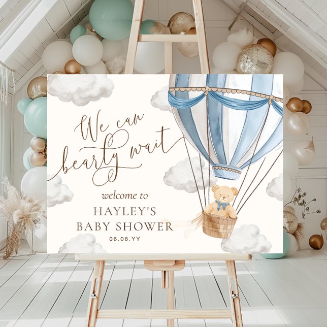 Poster Podemos Ampliar O Chá de fraldas De Espera (Criador carregado)