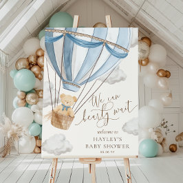 Poster Podemos Ampliar O Chá de fraldas De Espera