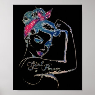 Poster Podemos Curá-Lo Rosie Riveter Cancer Rapariga Po