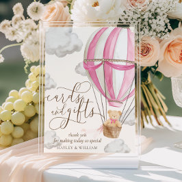 Poster Podemos Esperar Cartões de Urso Rosa e Presentes