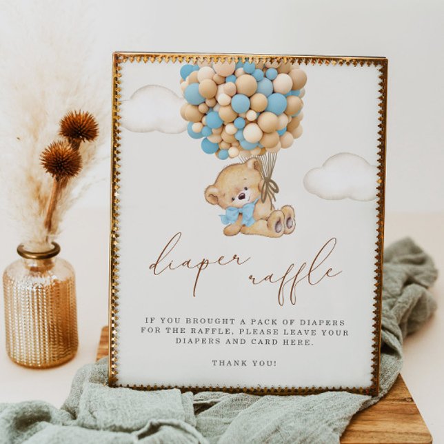 Poster Podemos Esperar Chá de fraldas Fralda Raffle (Criador carregado)