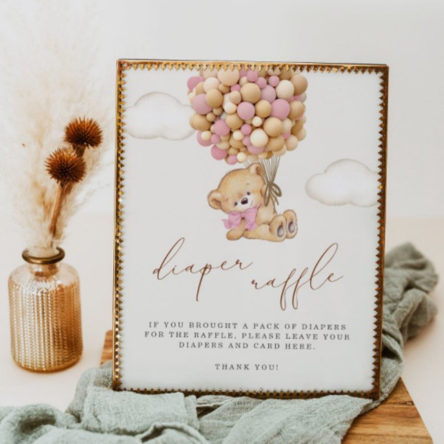 Poster Podemos Esperar Chá de fraldas Fralda Raffle (Criador carregado)