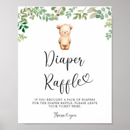 Poster Podemos esperar fralda rifa