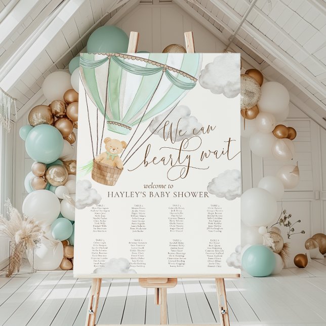 Poster Podemos Esperar Um Gráfico De Assentos De Chá de f (Criador carregado)