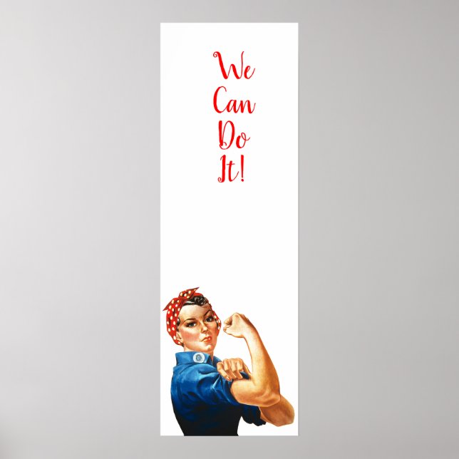 Poster Podemos fazê-lo na Segunda Guerra Mundial Propagan (Frente)