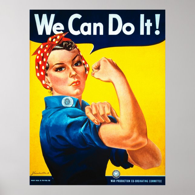 Pôster Podemos Fazer Isso! Rosie the Riveter (Frente)