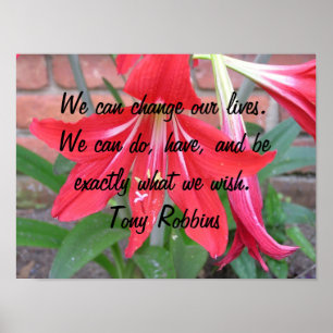 Poster Podemos mudar nossas vidas.