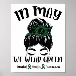 Poster Podemos Vestir a Consciência Mental Verde 1