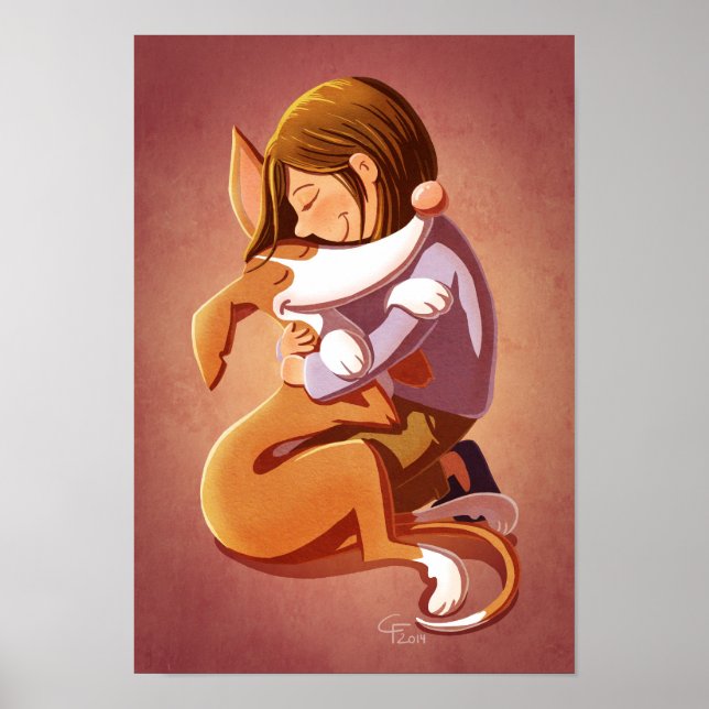 Poster Podenco Love (Frente)