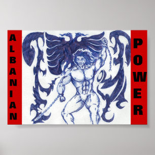 Pôster poder albanês