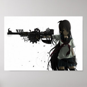 Pôster Poder da menina do Anime