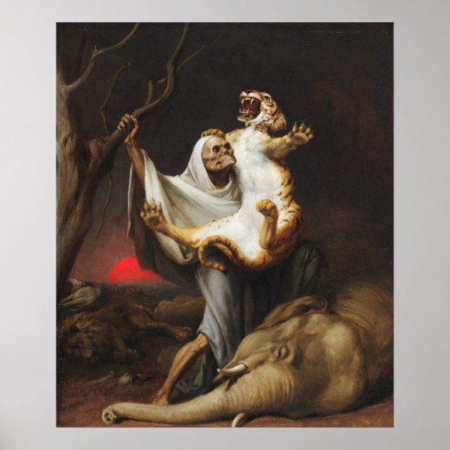 Poster Poder da Morte por William Holbrook Beard (Frente)