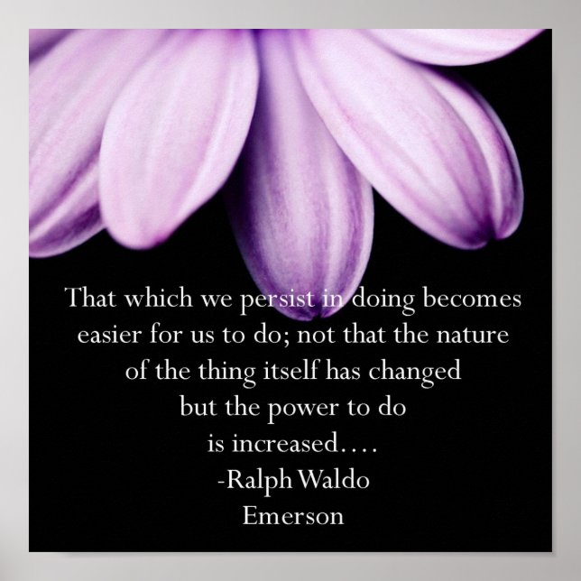 Pôster Poder Da Persistência (Frente)