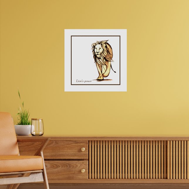 Poster Poder do leão (Sala de Estar 2)