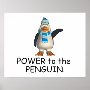 Pôster Poder do T ao pinguim