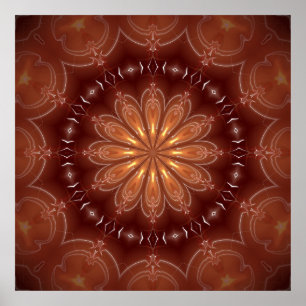 Pôster Poder indiano 2 da mandala