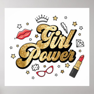 Poster Poder Menina: Esfolada Feminista.