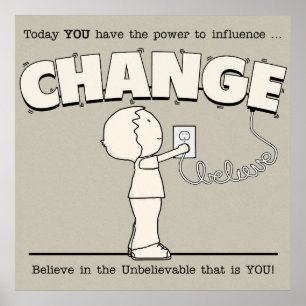 Poster Poder para mudar