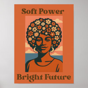 Poster Poder Suave, Futuro Brilhante - Cartaz de Arte