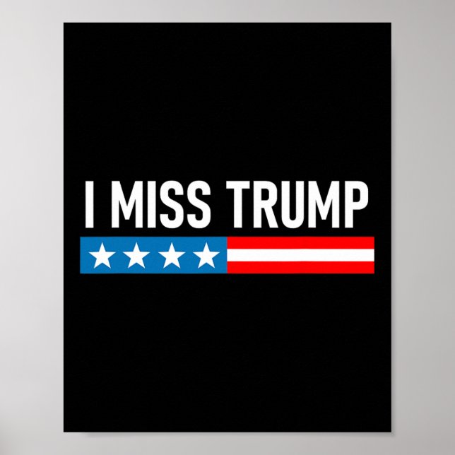 Poster Poderia Biden Ser Mais Tedioso Eu Sinto Saudade de (Frente)