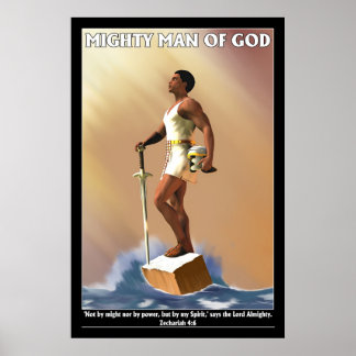 Poster Poderoso Homem de Deus