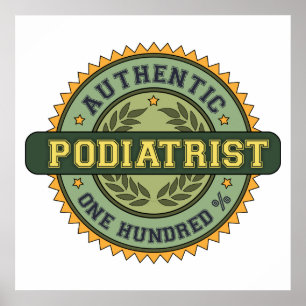Pôster Podiatrist autêntico