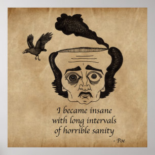 Pôster Poe insane