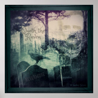 Pôster Poe Nunca Mais