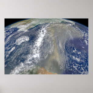 Poster Poeira em direção à América do Sul