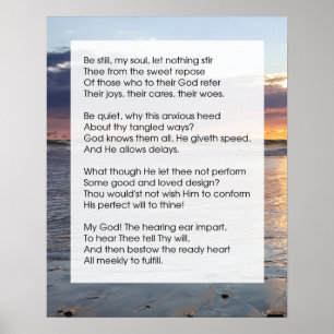 Poster Poem - Fique quieto