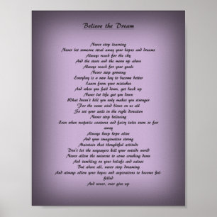 Pôster Poema da inspiração