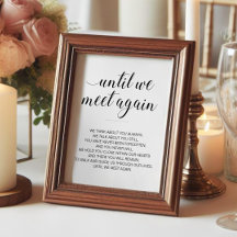 Poema de Casamento Moderno Preto e Branco Memorial