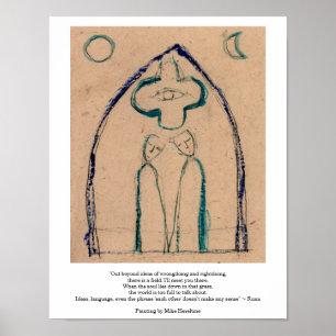 Poster Poema de ideias de Rumi
