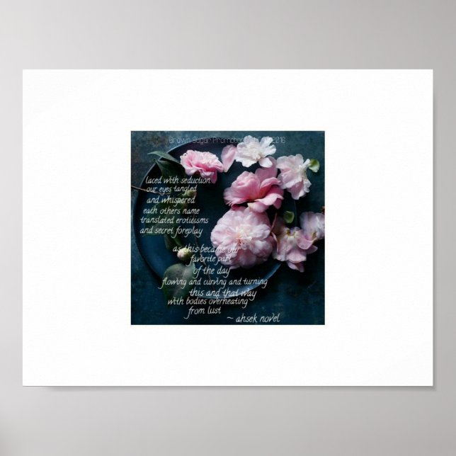 Pôster Poema de luxúria por Ahsek Novel (Frente)