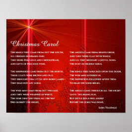 Poster Poema De Natal Sobre O Bebê Jesus